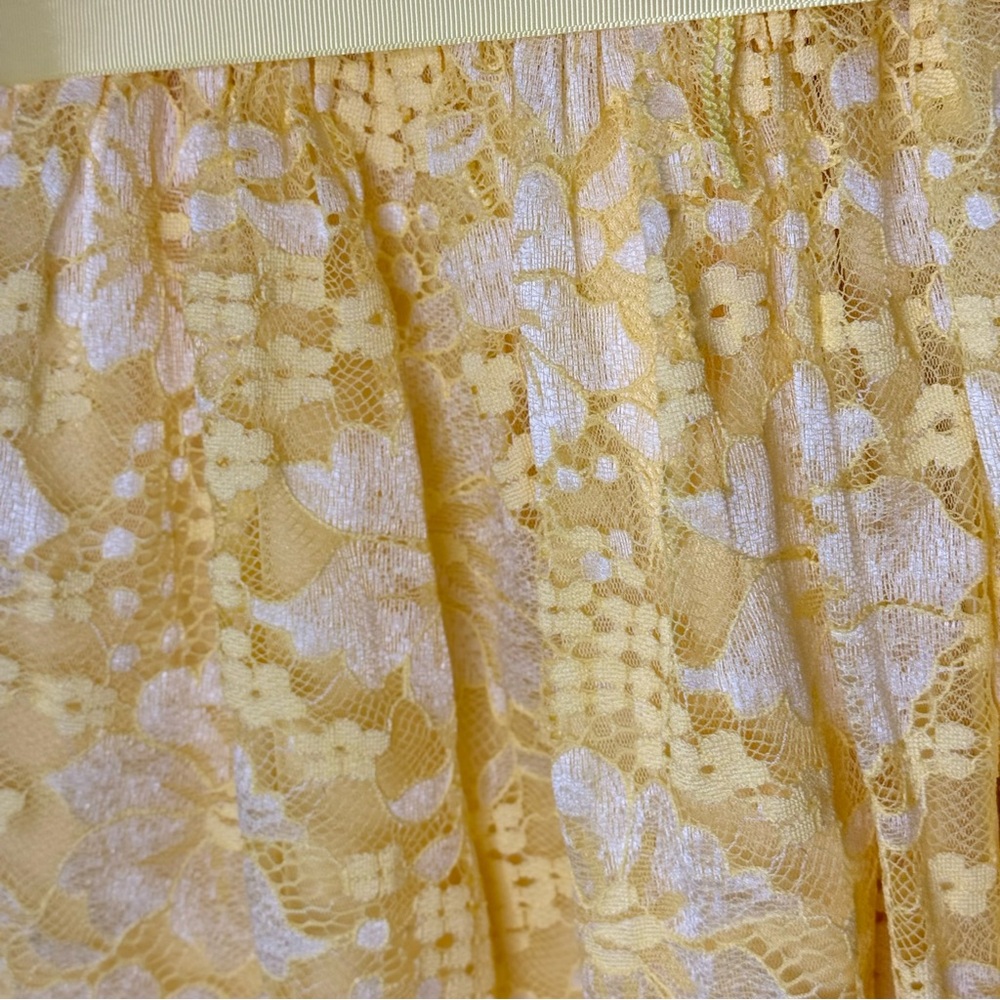 Place Yellow Lace Kids Formal Dress - Picture 8 of 10